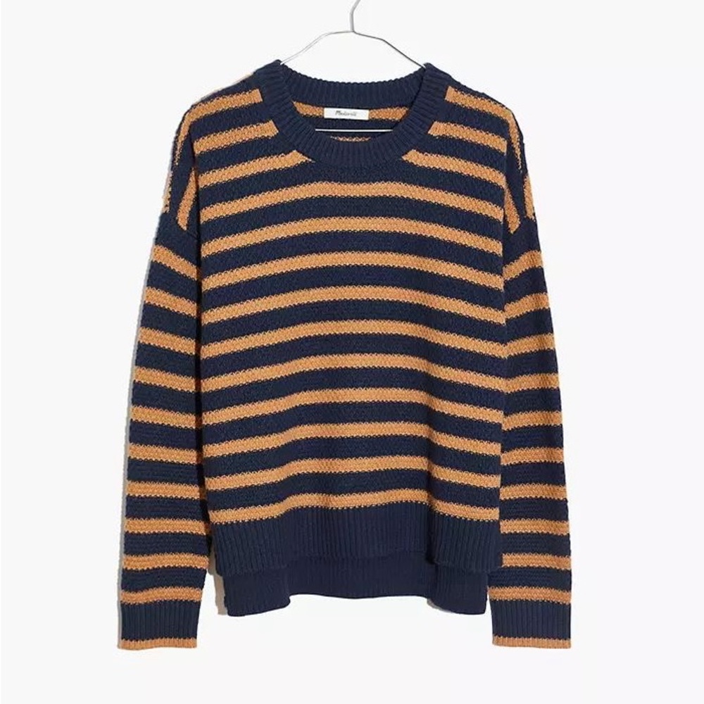 Madewell Striped Pickford Pullover Sweater